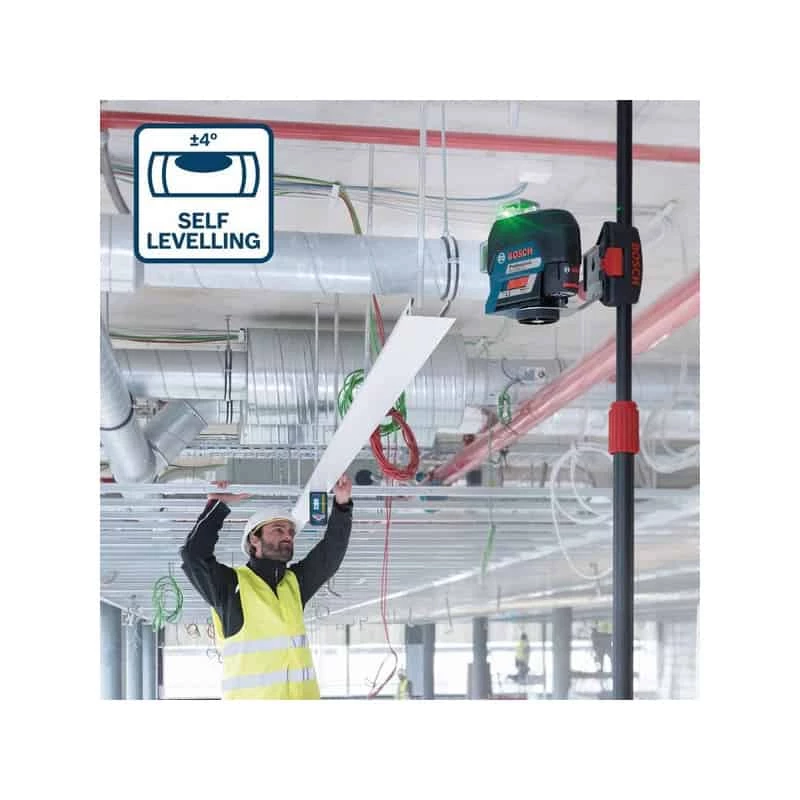 Laser Multipoints, Croix Et Plan BOSCH Laser Lignes Auto 3 Plans Vert 40m GLL3-80CG + BM1plus - 0601063T00 8 Laser Multipoints, Croix Et Plan BOSCH Laser Lignes Auto 3 Plans Vert 40m GLL3-80CG + BM1plus - 0601063T00 – Image 6