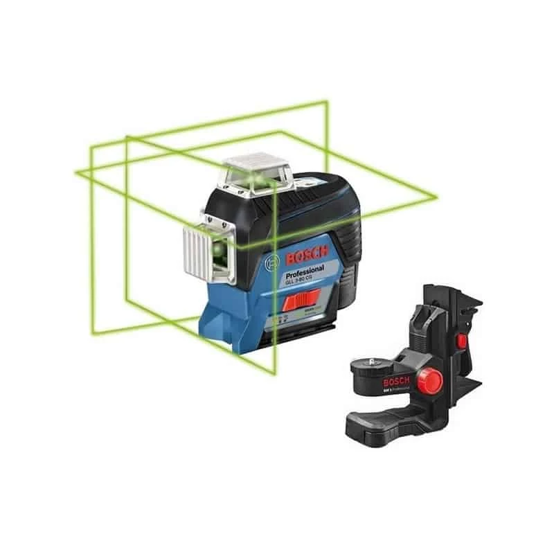 Laser Multipoints, Croix Et Plan BOSCH Laser Lignes Auto 3 Plans Vert 40m GLL3-80CG + BM1plus - 0601063T00 3 Laser Multipoints, Croix Et Plan BOSCH Laser Lignes Auto 3 Plans Vert 40m GLL3-80CG + BM1plus - 0601063T00