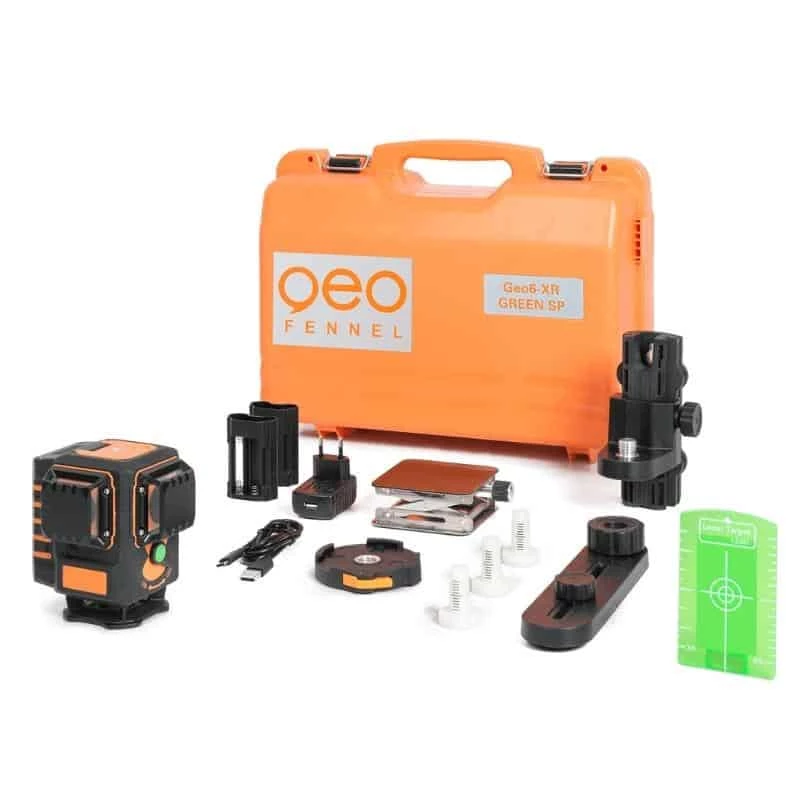 GEO FENNEL Laser Multipoints, Croix Et Plan GEO Laser Vert Multi Lignes Geo6-XR GREEN Automatique - 533200 3 GEO FENNEL Laser Multipoints, Croix Et Plan GEO Laser Vert Multi Lignes Geo6-XR GREEN Automatique - 533200