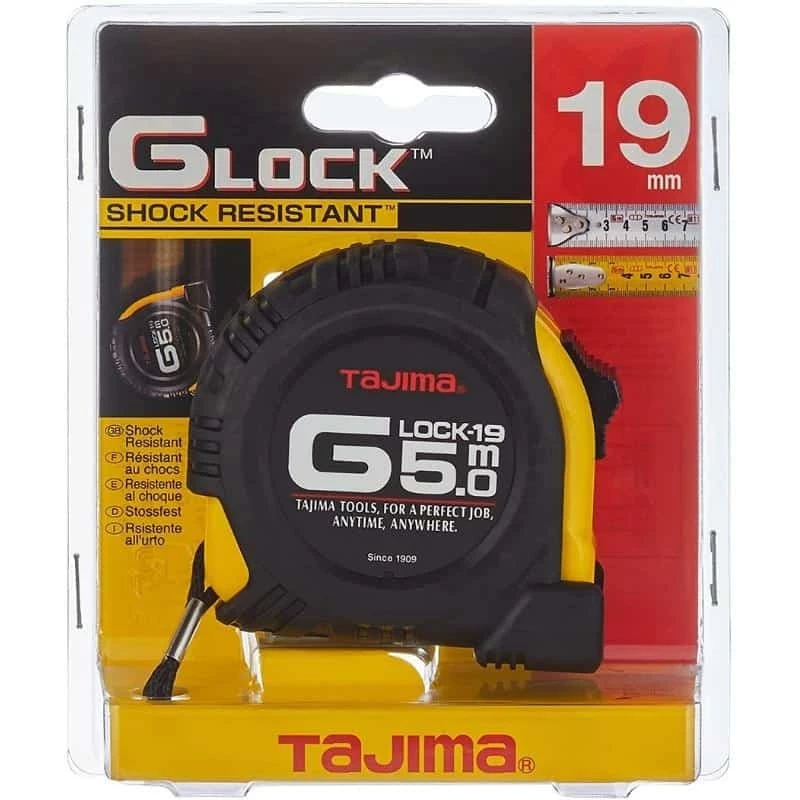 Mètres à Ruban Et Accessoires De Mesure TAJIMA Mètre Ruban 5m/19mm G-Lock - G9P50MY 6 Mètres à Ruban Et Accessoires De Mesure TAJIMA Mètre Ruban 5m/19mm G-Lock - G9P50MY – Image 4